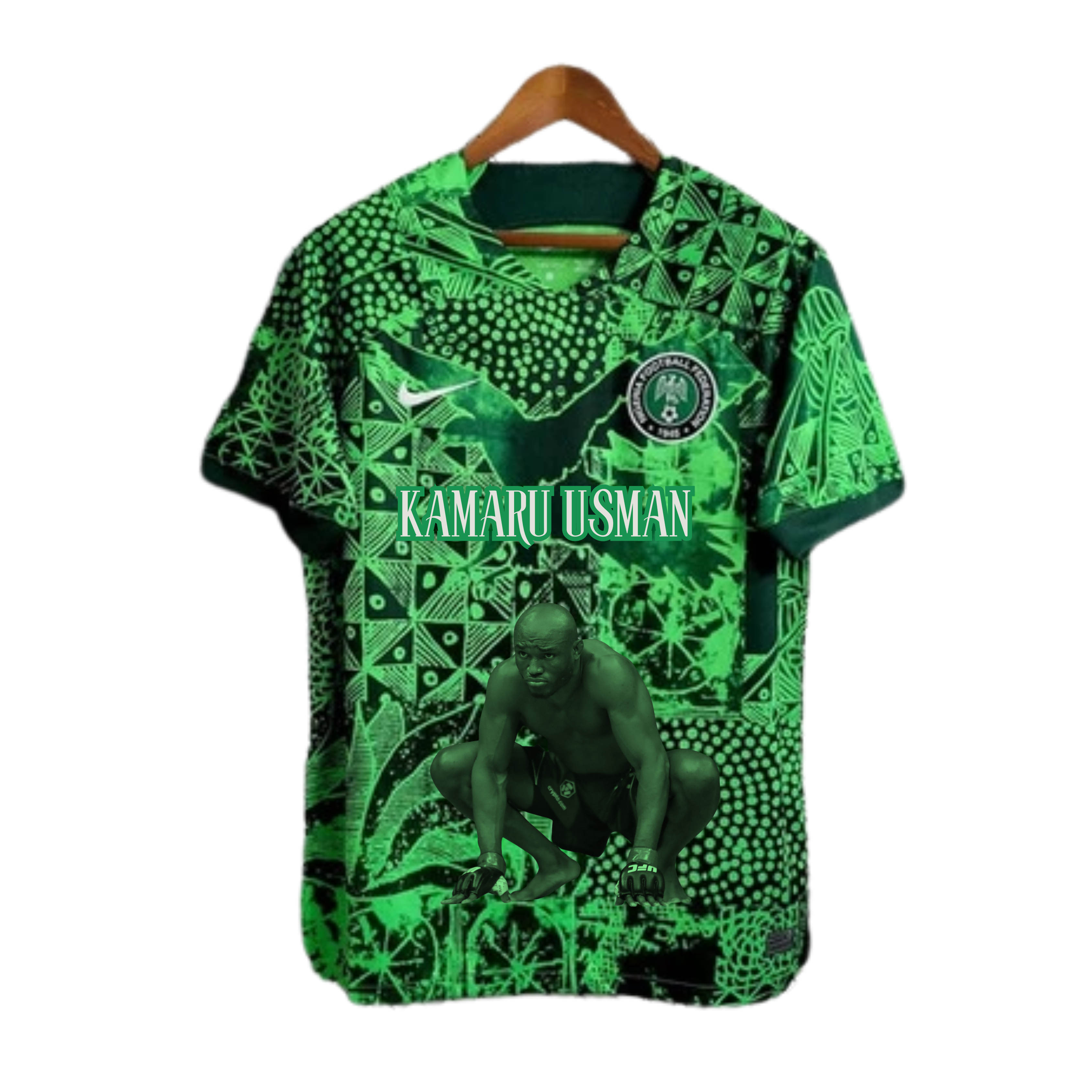 Kamaru Usman vs Nigeria T-shirt