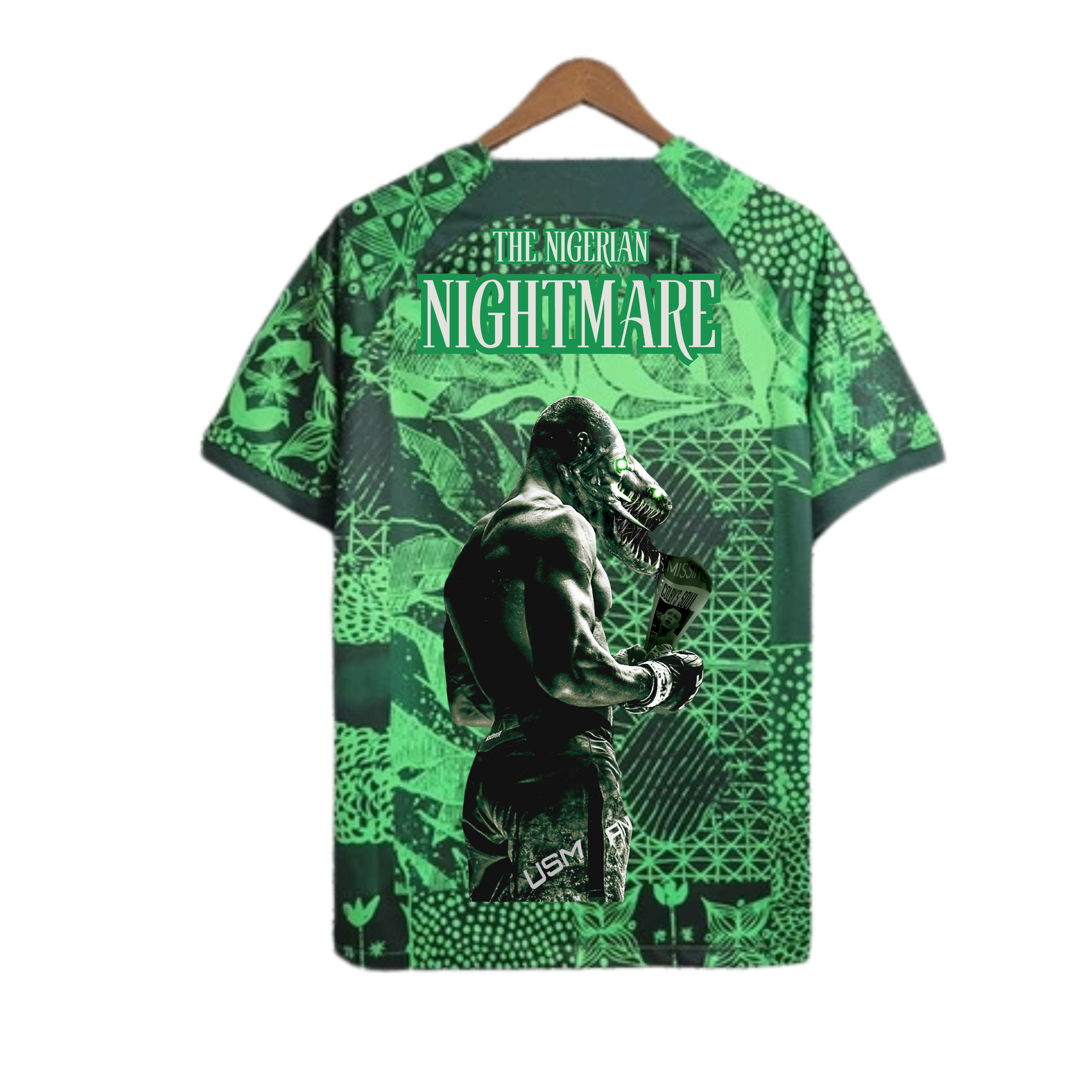 Kamaru Usman vs Nigeria T-shirt